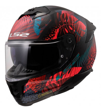 FF808 STREAM II JUNGLE M.BLACK PINK BL CASCO INTEGRALE LS2