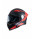 FORCE TECHNO BLACK RED MATT 06 CASCO INTEGRALE ORIGINE