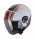 EXO-CITY II VEL GRIGIO-ROSSO OPACO CASCO JET SCORPION