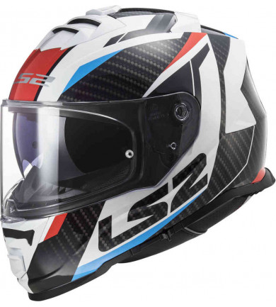 FF800 STORM II RACER RED BLUE CASCO INTEGRALE LS2