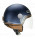 CASCO JET PIX VINTAGE BLU ARGENTO SATINATO VISIERA LUNGA CGM