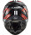 FF327 CHALLENGER SPIN BLACK RED WHITE CASCO INTEGRALE RACING LS2
