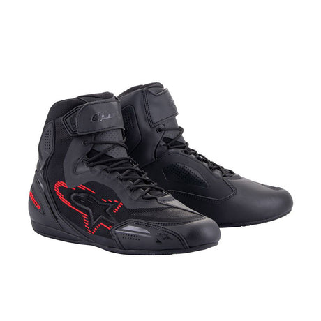 Faster-3 Rideknit Sh Nera/rossa Scarpa Traforata Alpinestars - 1