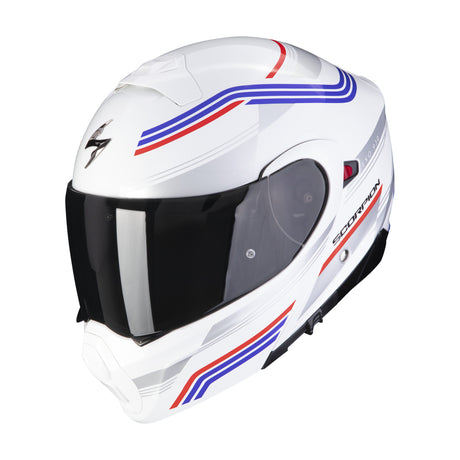 Exo-930 Multi Bianco-blu-rosso Casco Modulare Scopion - 1