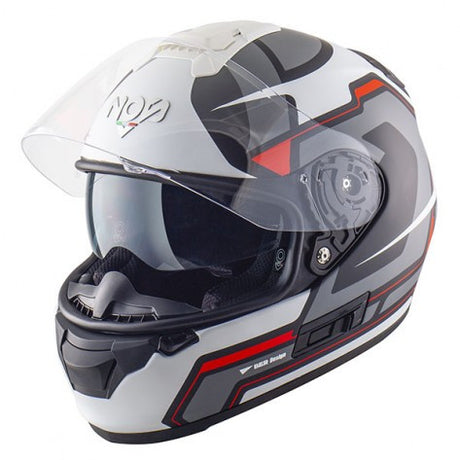 Nos Ns-7f Full Face Alias Red Casco Integrale Nos - 1