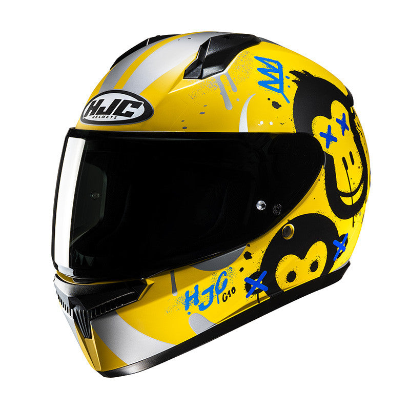 Casco C10 Geti Mc3sf Bimbo/a Yellow Integrale Hjc - 1