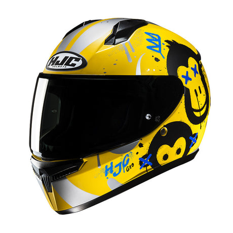 Casco C10 Geti Mc3sf Bimbo/a Yellow Integrale Hjc - 1