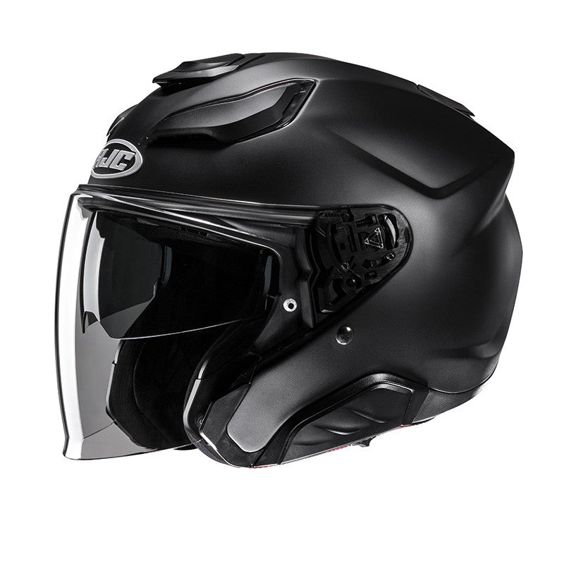 F31 Semi Flat Black Casco Jet Doppia Visiera Hjc - 1