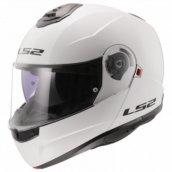 Strobe 2 Ff908 Gloss White Casco Modulare Ls2 - 1