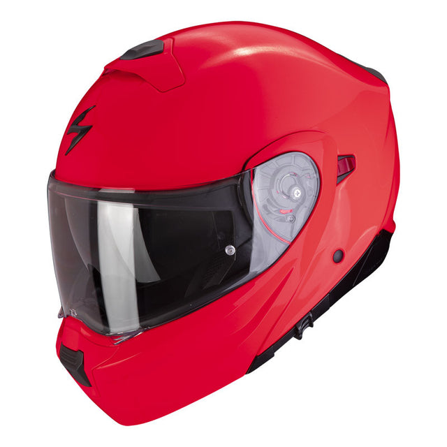 Exo-930 Evo Solid Rosso Neon Modulare Scorpion - 1