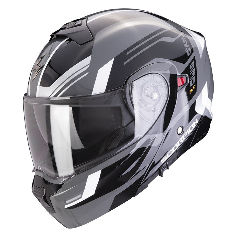 Exo-930 Evo Sikon Grigio-nero-bianco Casco Modulare Scorpion - 1