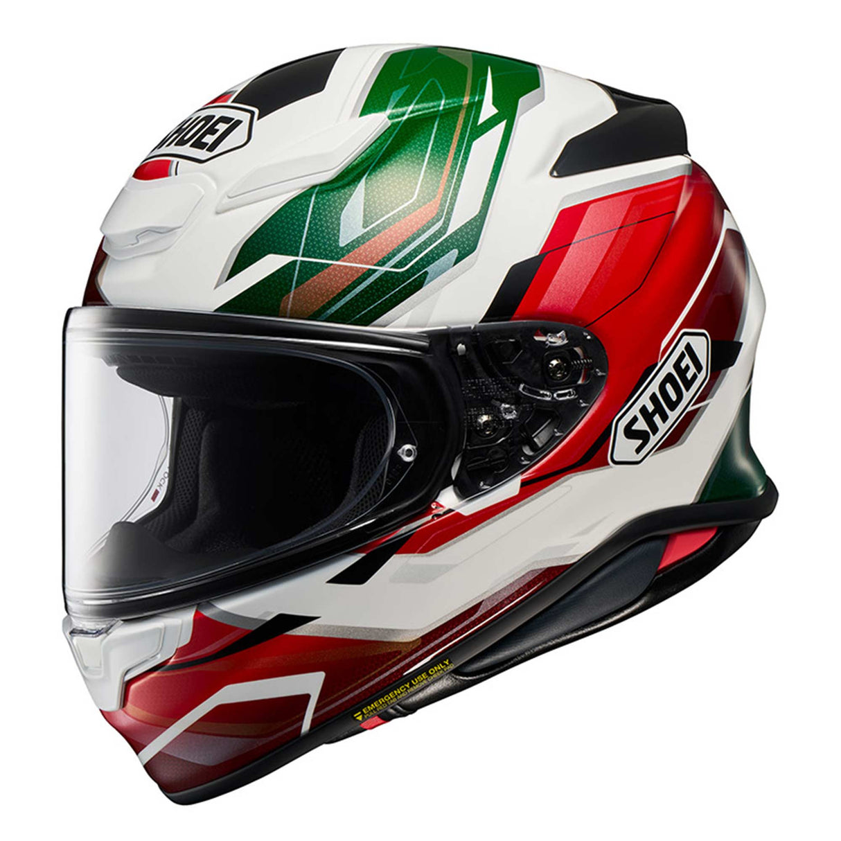 Nxr2 Capriccio Bianco,verde,rosso Casco Integrale Shoei - 1