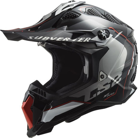 Mx700 Subverter Arched Silver Titan Casco Integrale Ls2 - 1