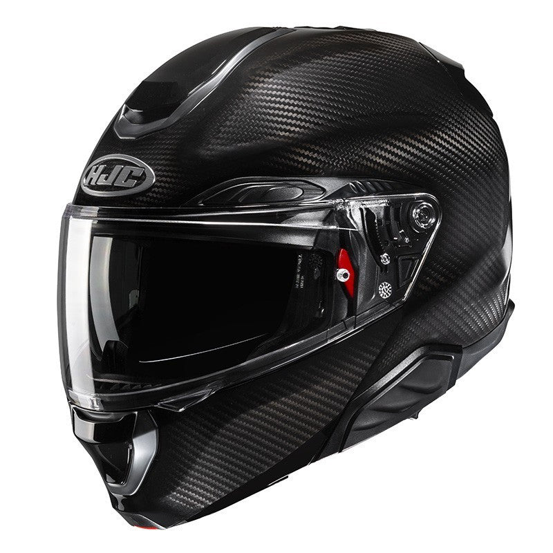 Rpha-91 Carbon Black Casco Modulare Hjc - 1