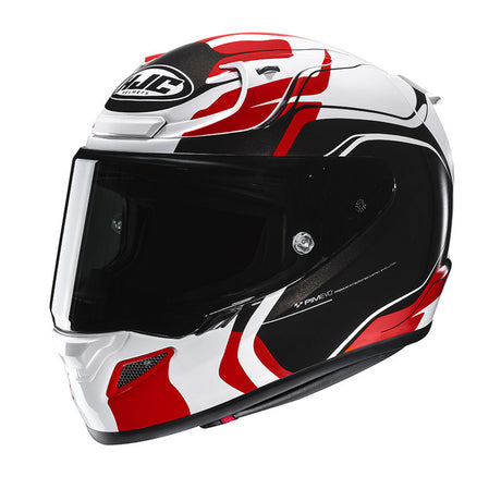 Rpha-12 Lawin Bianco Rosso Nero Casco Integrale In Fibra Composita Hjc - 1