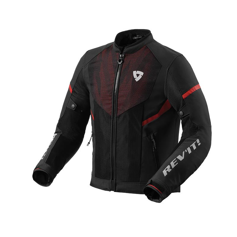 Jacket Hyperspeed 2 Gt Air Rete Ventilata Estiva Black Red Revit - 1