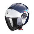 Exo-city Ii Mall Blu Bianco Rosso Casco Jet Scorpion - 1