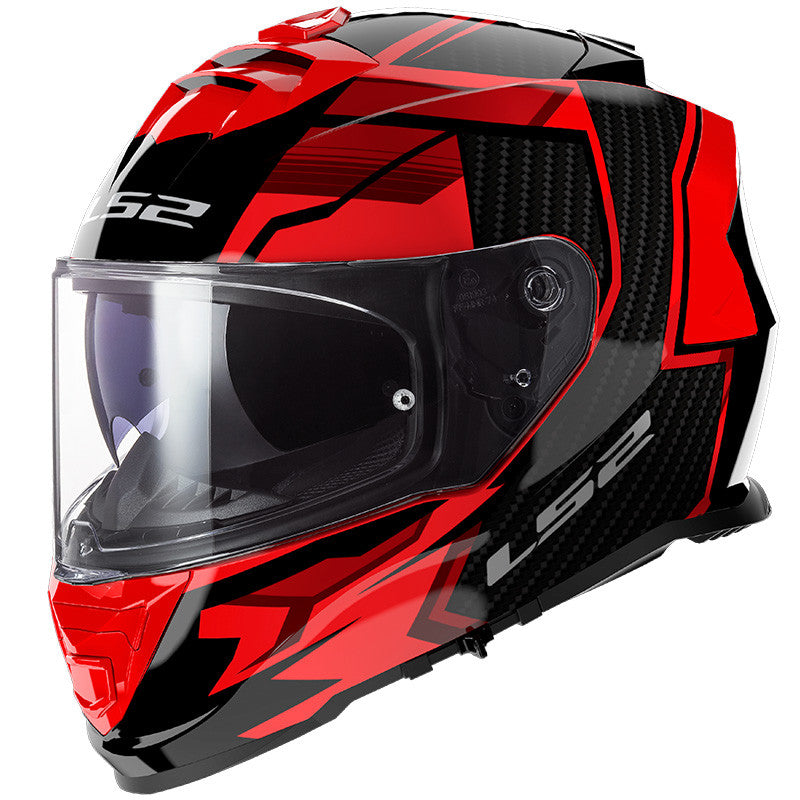 Ff800 Storm Ii Tracker Black Red Casco Integrale Ls2 - 1