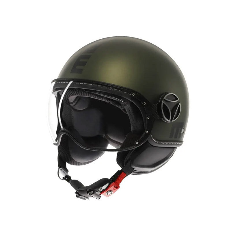 Fgtr Evo Momodesign E2206 Mono Matt Green/black Casco Jet Momodesign - 1