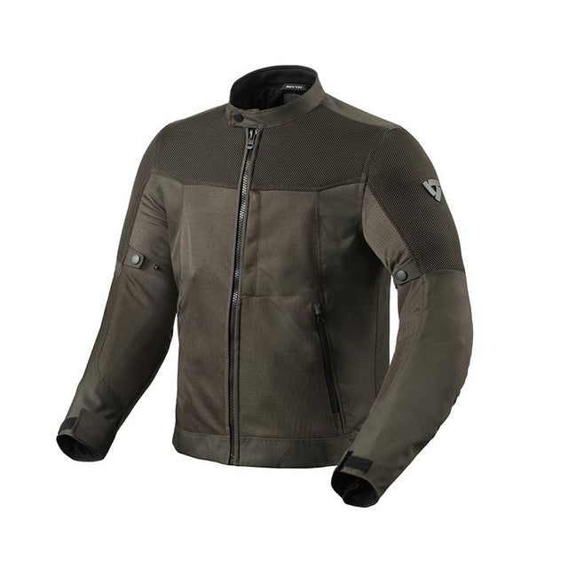 Jacket Vigor  2 Black Olive Tessuto Pwr Fuse Air Mesh Revit - 1