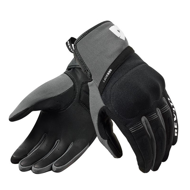 Gloves Mosca 2 Black Grey Guanto Traforato Revit - 1