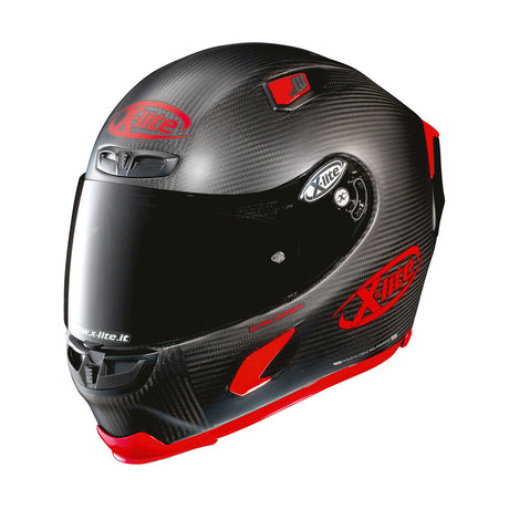 X-803 Ultra Carbon Puro Sport + Visiera Scura Casco Racing X-lite - 1