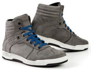 Smoke Sneaker Tecnica In Pelle Nabuk Idroreellente Stylmartin - 1