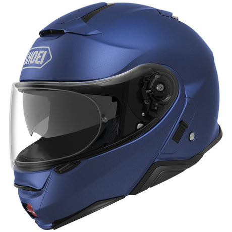 Neotec Ii Matt Blue Metallic Casco Modulare In Fibra - 1