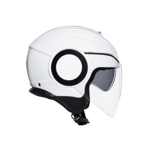 Orbyt Pearl White Casco Jet - 3