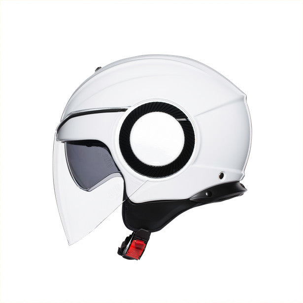 Orbyt Pearl White Casco Jet - 6