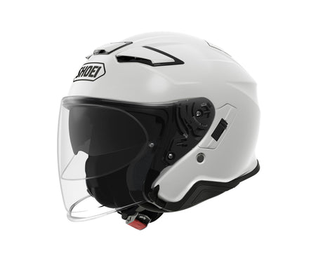 J-cruise Ii Plain Bianco Casco Jet In Fibra - 1