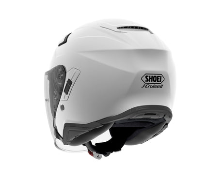 J-cruise Ii Plain Bianco Casco Jet In Fibra - 2