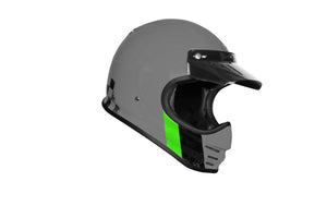 Virgo Danny Grey Casco Retro' Enduro - 2