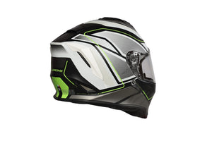 Dinamo Galaxi Matt White-black Casco Integrale - 2