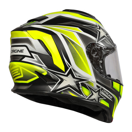 Casco Dinamo Kids Origine - Casco Integrale  Bimbo Stars Revolution Matt Fluo Giallo/nero - 2