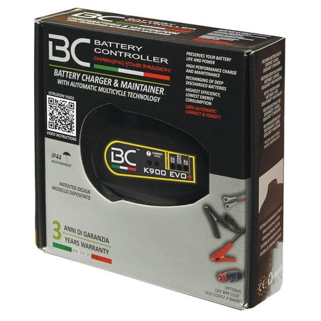 Carica Batterie Bc K900 Evo+ - Carica Batterie e Manutentore Batterie Acido e Litio - 2