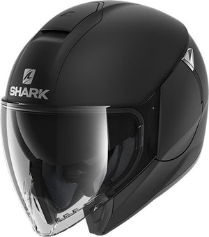 Casco Jet Citycruiser Shark - Casco Protettivo Nero Opaco - 1