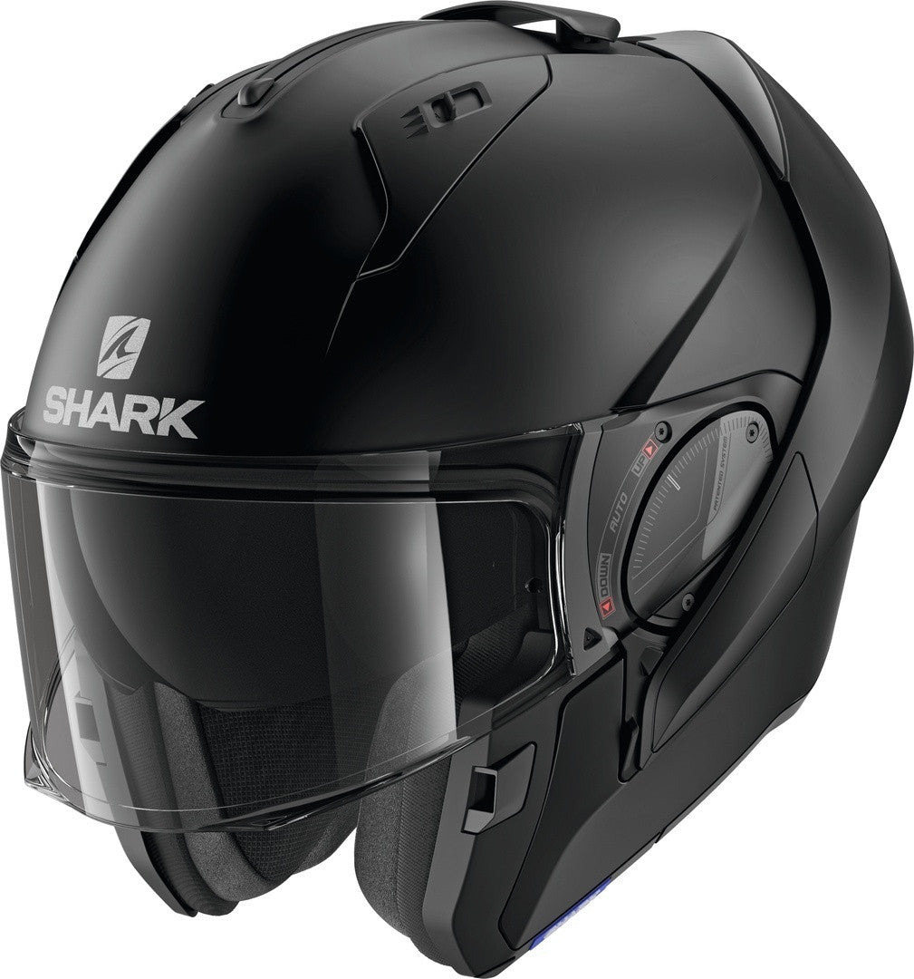 Casco Evo-es Shark - Casco Convertibile Nero Opaco - 4