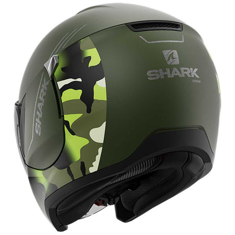 Casco Citycruiser Genom Shark - Casco Jet Verde/nero - 2