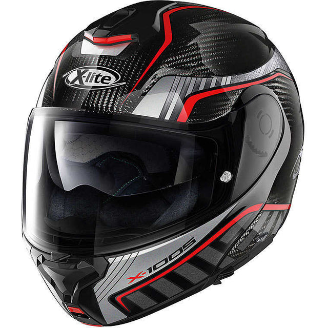 Casco X-1005 Ultra Cheyenne X-lite Nolan - Casco Integrale Nero/rosso/bianco - 1