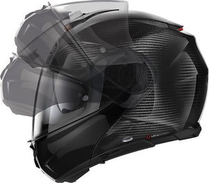 Casco X-1005 Ultra Carbon Dyad Flat X-lite - Casco Modulare Carbon Opaco - 2