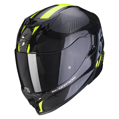 Casco Exo-520 Air Laten Scorpion - Casco Integrale Nero/giallo Fluo - 1