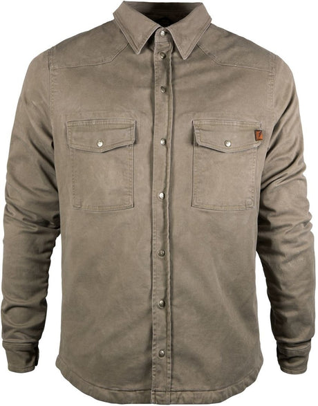 Camicia Xtm John Doe - Camicia Beige Foderata In Kevlar con Protezioni - 1