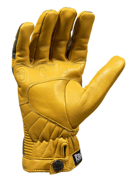 Guanto Durango John Doe - Guanto In Pelle Custom Giallo - 2