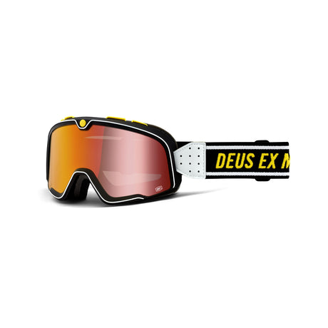 Maschera Barstow Deus 100% - Lente a Specchio Rossa - 1