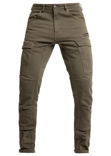 Pantaloni Defender Mono John Doe - Pantaloni con Tasconi Omologati 32 Verde Oliva - 1