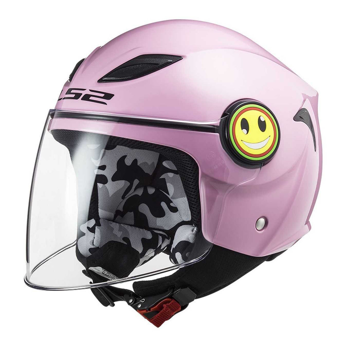 Casco Bambina Of602 Funny Ls2 - Casco Jet Gloss Pink - 1