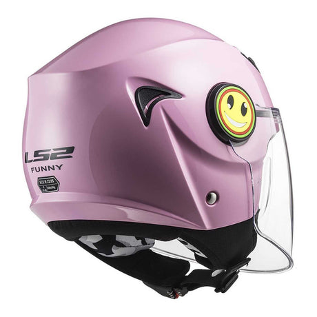 Casco Bambina Of602 Funny Ls2 - Casco Jet Gloss Pink - 2