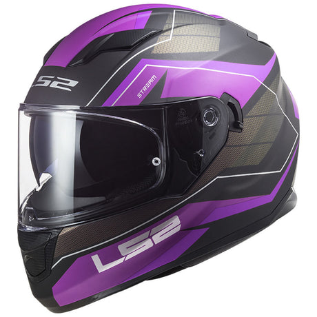 Casco Donna Ff320 Stream Evo Mercury Ls2 - Casco Integrale Viola/titanio Opaco - 1