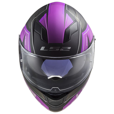 Casco Donna Ff320 Stream Evo Mercury Ls2 - Casco Integrale Viola/titanio Opaco - 2